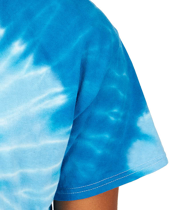 Dyenomite 100% Cotton Two-Tone Spiral Tie-Dye T-shirt