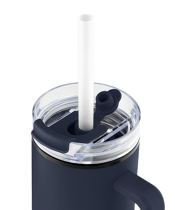 30 oz. Intrepid Recycled Tumbler with Straw