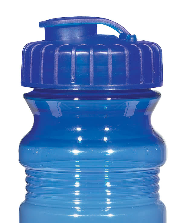Full Color 20 oz. Poly-Clear Fitness Water Bottle (Case of 100)