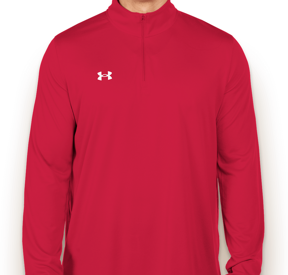 Under Armour Team Tech Recycled Quarter Zip Performance Shirt - Printed-default