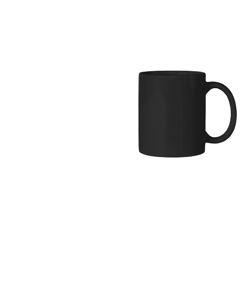 Full Color 11 oz. Ceramic Mug in Black