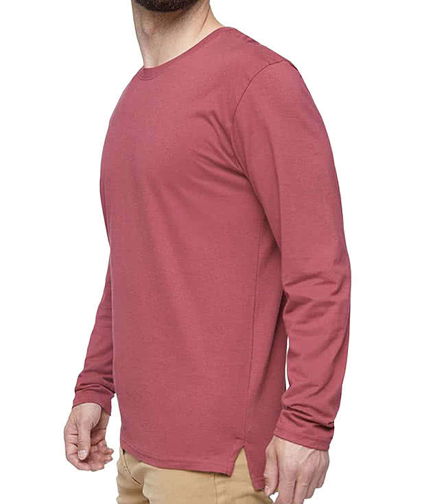 Live & Tell by LAT Fine Jersey Lightweight Long Sleeve T-shirt