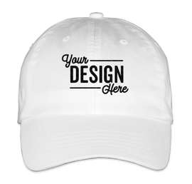 Valucap Bio-Washed Hat - Color: White
