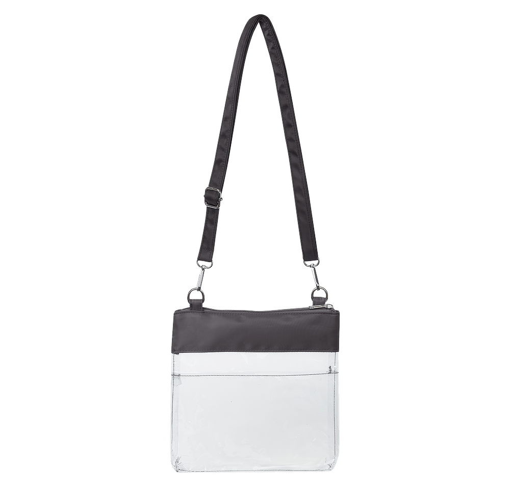 All Access Clear Crossbody Bag with Detachable Strap-default