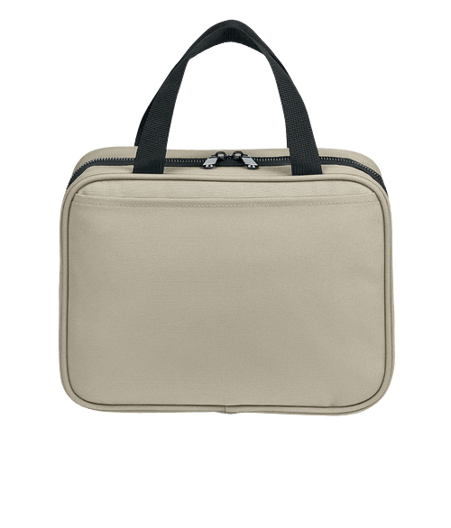 Port Authority Matte Oxford Hanging Toiletry Bag in Sahara