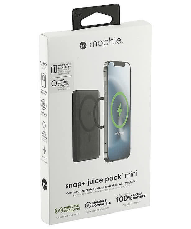 Laser Engraved mophie Snap+ Mini 5,000 mAh Portable Wireless Power Bank