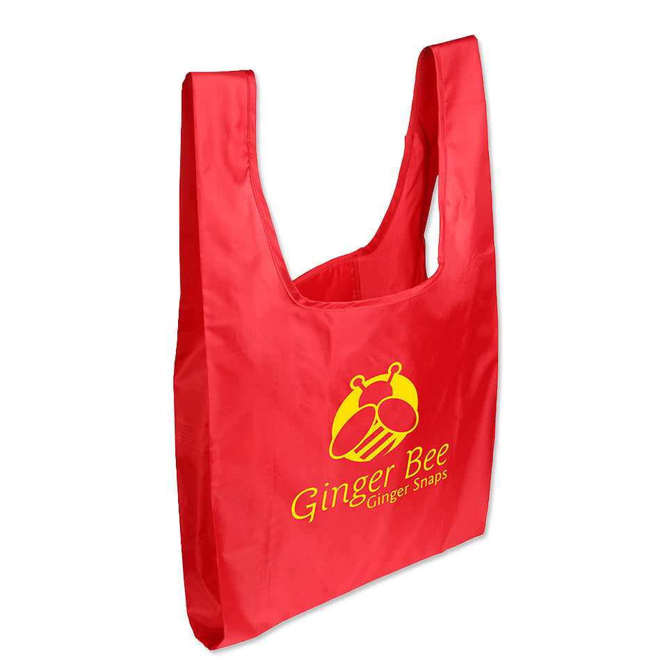 Tide Twister Polyester Foldaway Shopper Tote Bag