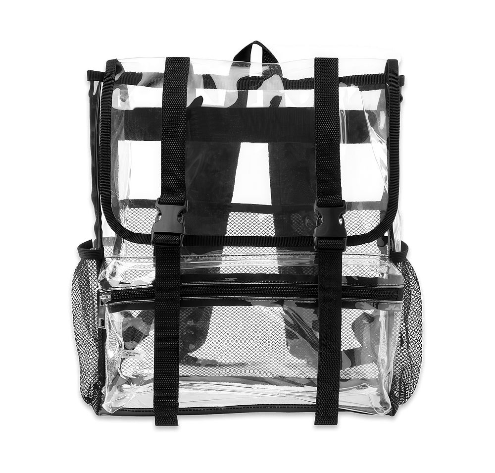 Clear Buckle Backpack-default