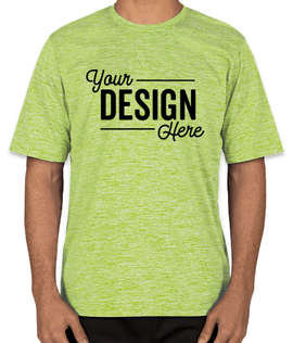 Sport-Tek Electric Heather Performance Shirt - Color: Lime Shock Electric
