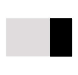 2" x 3.5" Horizontal Clear Plastic Business Cards - Color: Clear / Black