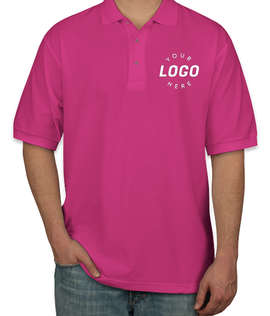 Port Authority Silk Touch Polo - Color: Tropical Pink