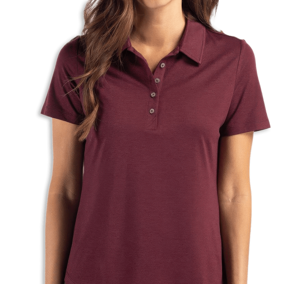 Cutter & Buck Women's Coastline Eco Epic Comfort Recycled Polo - Printed-default
