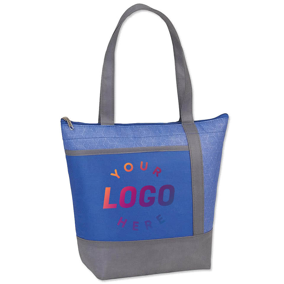 Chrome Non-Woven 9 Can Lunch Cooler