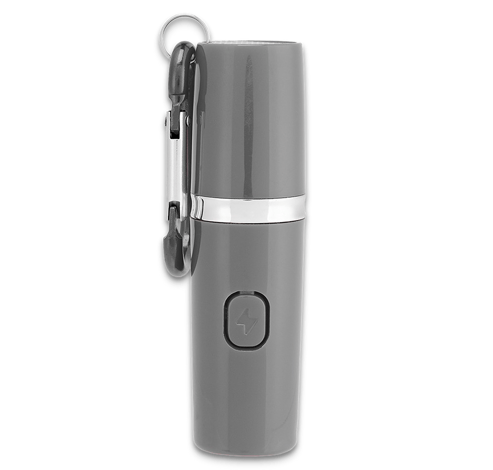 Rechargeable Portable Alarm And Flashlight Carabiner Keychain-default