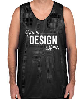 A4 Mesh Reversible Tank - Color: Black / White