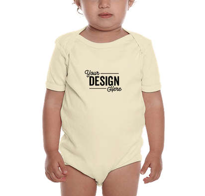 Royal Apparel USA-Made Organic Baby Bodysuit - Natural