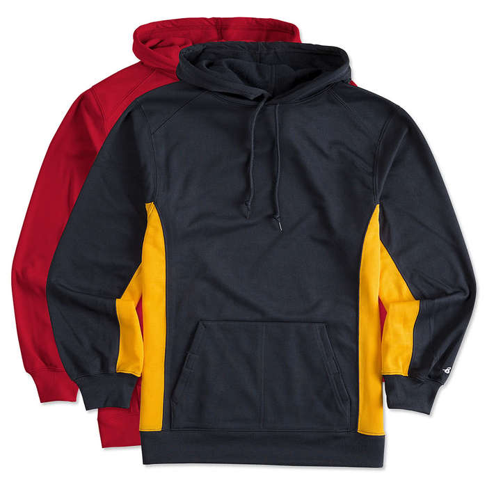 Custom Badger Performance Pullover Hoodie Design Performance