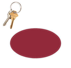 5.75 in. x 3.375 in. Oval Car Magnet - Color: Maroon