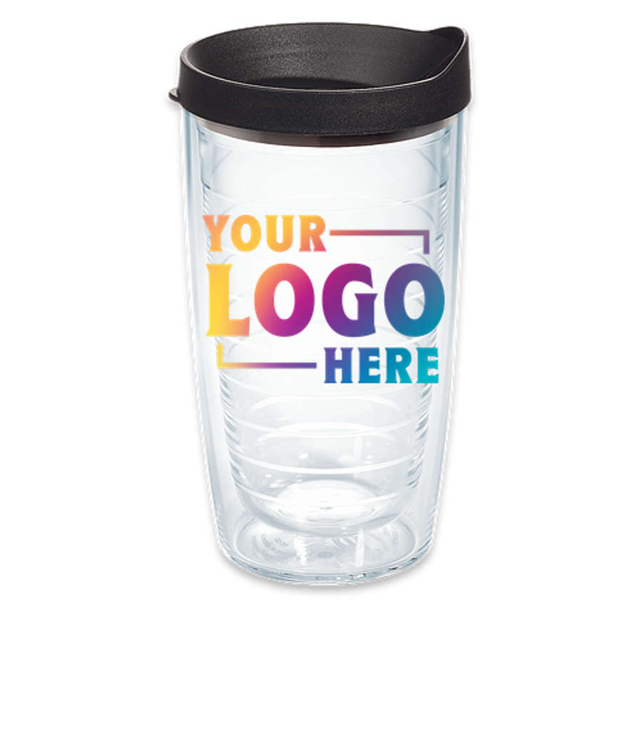 Full Color Tervis 16 oz. Classic Insulated Tumbler with Lid in Black
