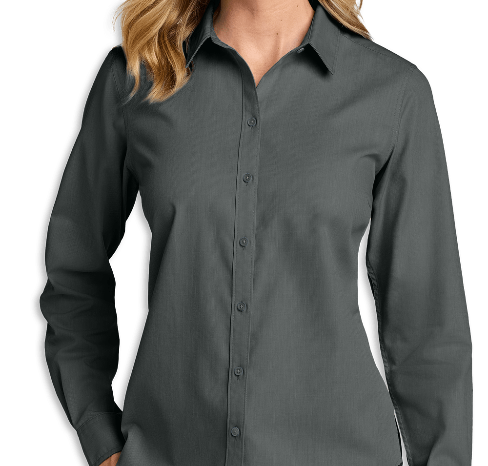 Port Authority Women's Easy Care Long Sleeve Nailhead Dress Shirt-default