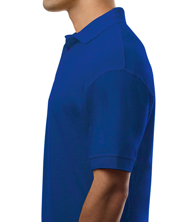 Blue Generation Scotchgard Treated Pique Polo - Embroidered