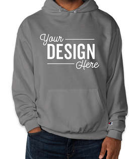 Champion Powerblend Pullover Hoodie - Color: Stone Grey