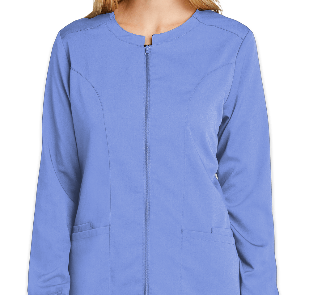 Wink Women's Premiere Flex Stretch Full-Zip Scrub Jacket-default