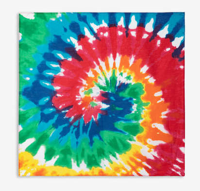 Valucap 100% Cotton Tie-Dye Bandana (Centered Design)-default