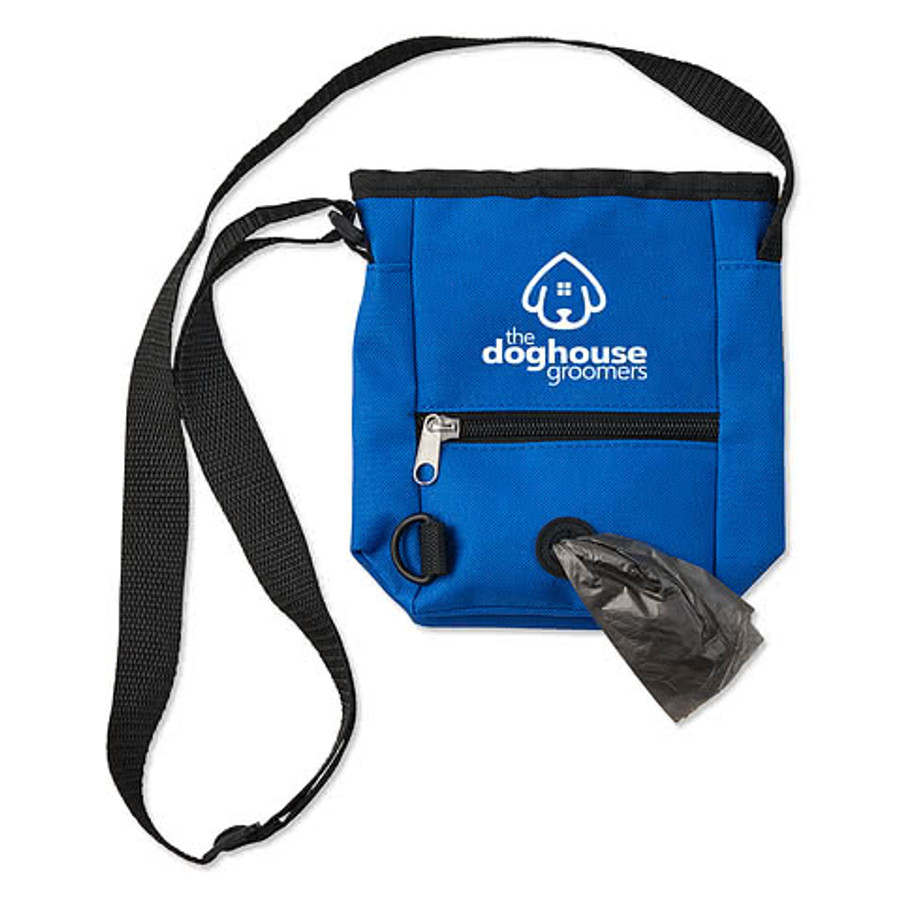 3-in-1 Pet Treat Carrier with Disposable Bags in Black