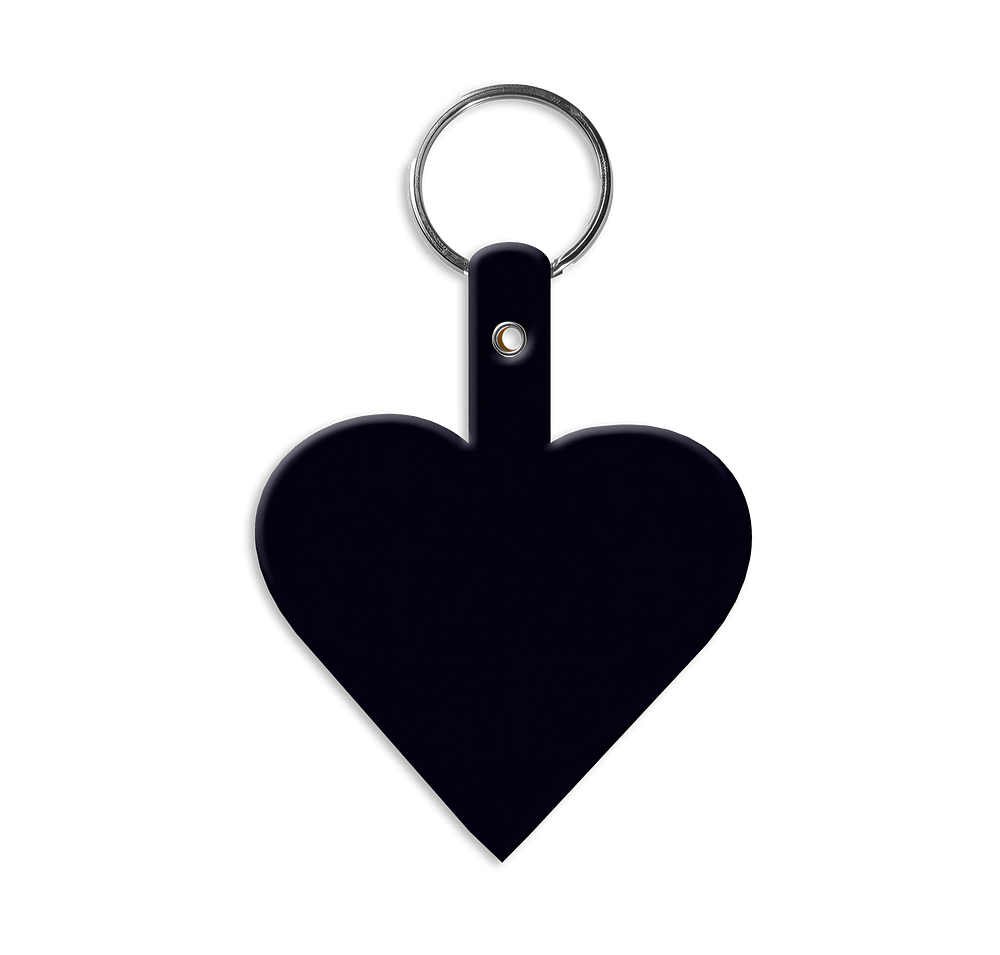 Heart Shaped Flexible Keychain-default