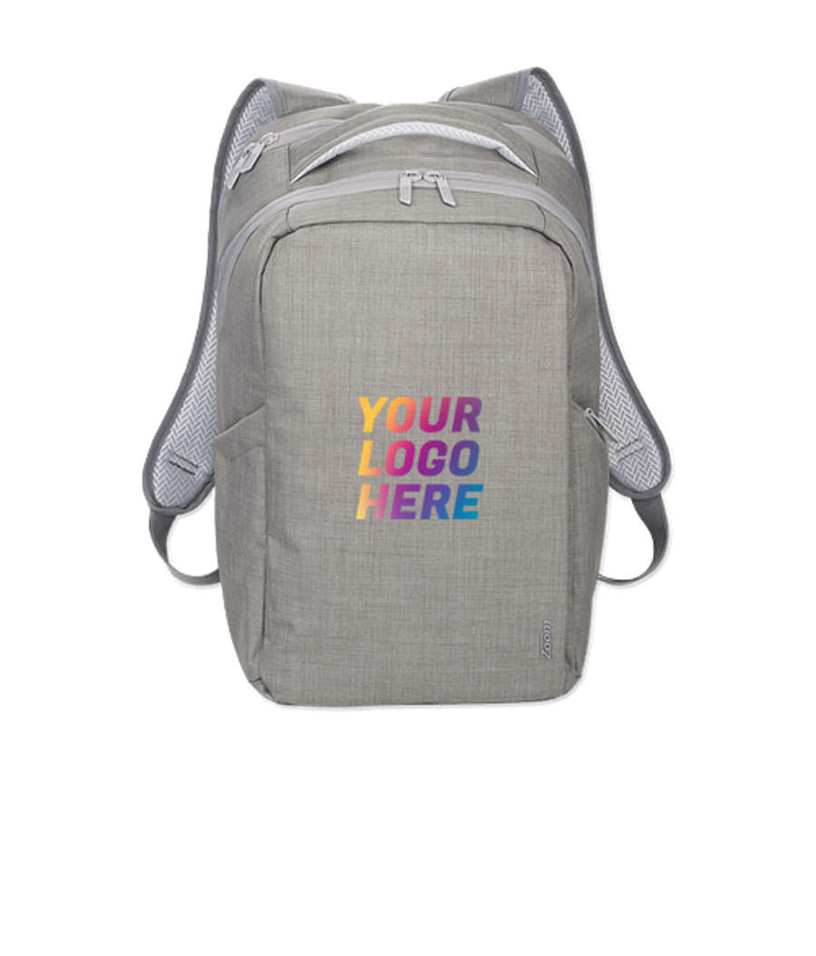 Zoom Grid TSA 15'' Computer Backpack in Gray