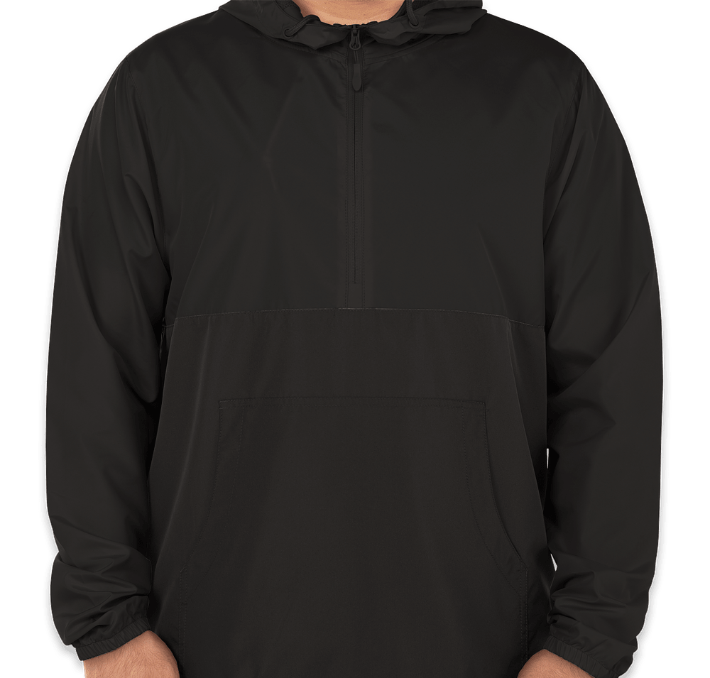 Independent Trading Quarter Zip Windbreaker-default