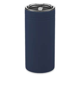 12 oz. Sherpa Vacuum Tumbler and Slim Can Insulator - Color: Navy