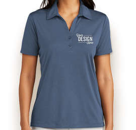 TravisMathew Women's Coto Performance Polo - Color: Vintage Indigo / Black