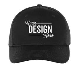 Port Authority Snapback Trucker Hat - Color: Black / Grey Steel