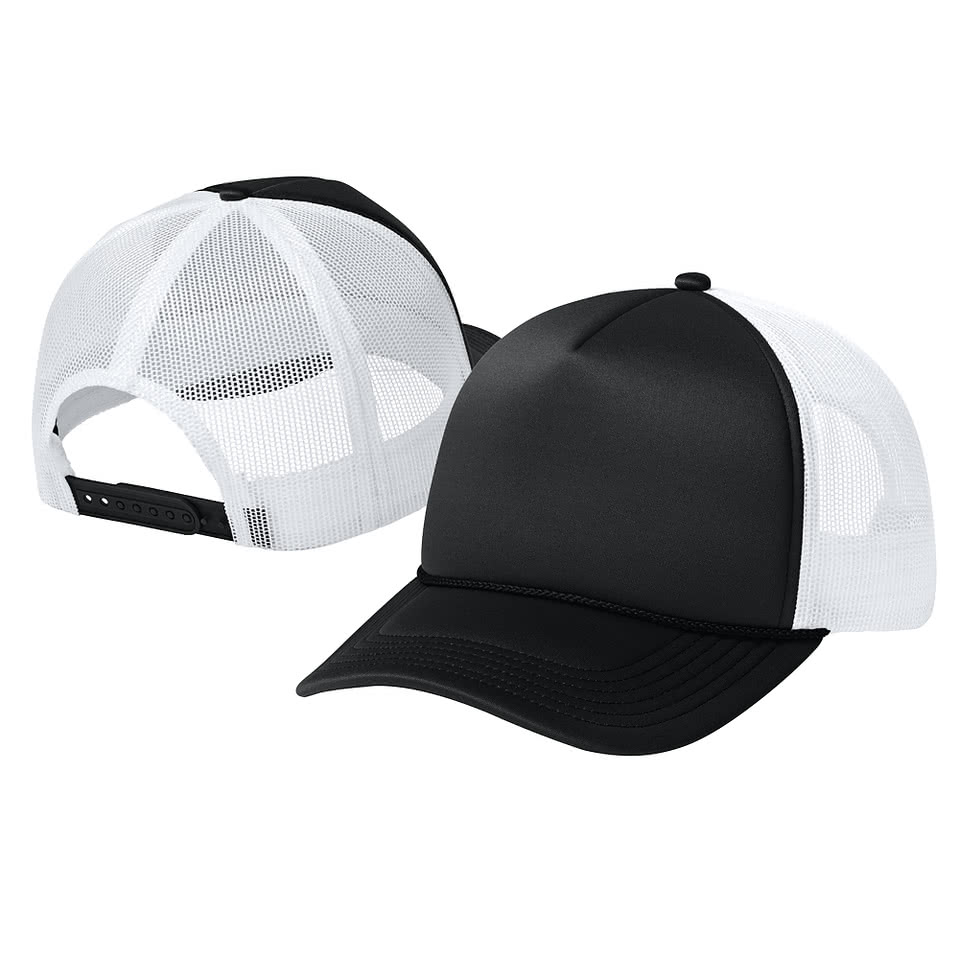 Port Authority Truck’N Five-Panel Foam Trucker Hat - Embroidered