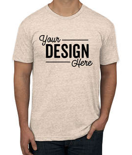 American Apparel USA-Made Tri-Blend Track T-shirt - Color: Tri-Oatmeal