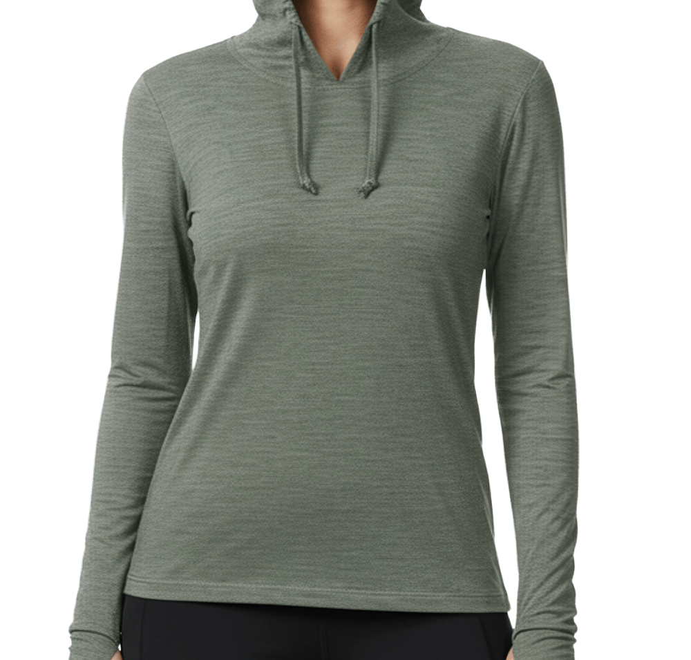 Anetik Women's Breeze Tech Hooded Long Sleeve Performance Shirt-default
