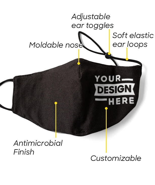 Customized Super Comfort Cotton Face Mask (Side Print)