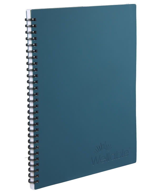 Debossed Wellable Plan Well Undated Spiral Planner