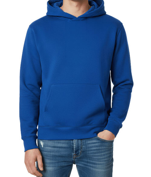 Bella + Canvas Heavyweight Pullover Hoodie in True Royal