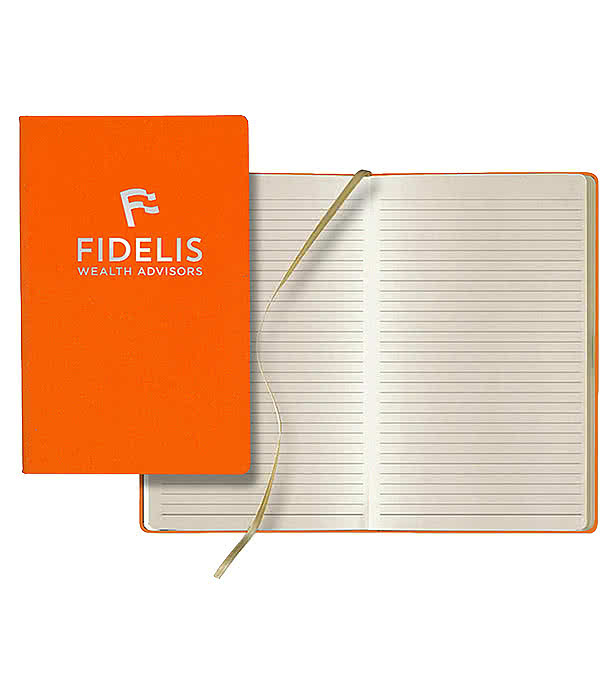Castelli Matra Slim Medio Lined Ivory Page Journal