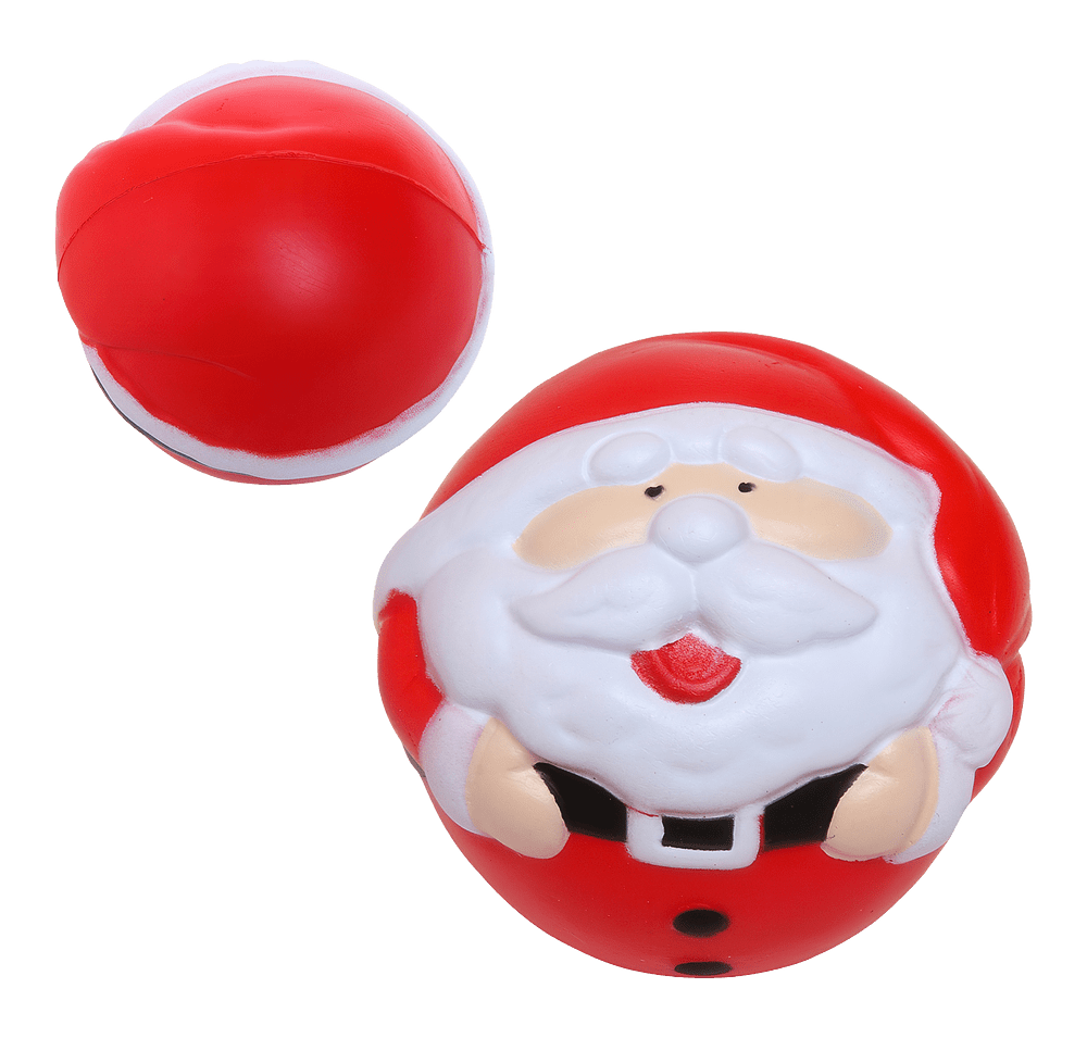Holiday Christmas Santa Shape Stress Ball-default