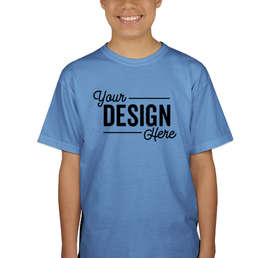 Canada - Gildan Youth Ultra Cotton T-shirt - Color: Carolina Blue
