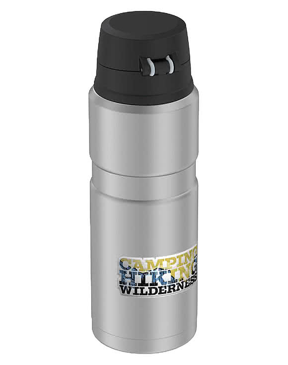 24 oz. Thermos Stainless King Stainless Steel Direct Drink Bottle