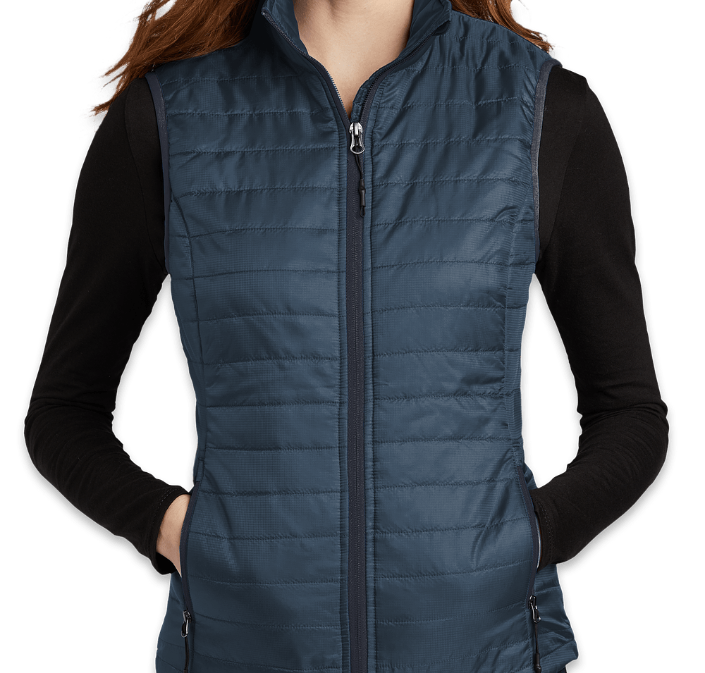 Port Authority Women's Packable Puffy Insulated Vest - Embroidered-default
