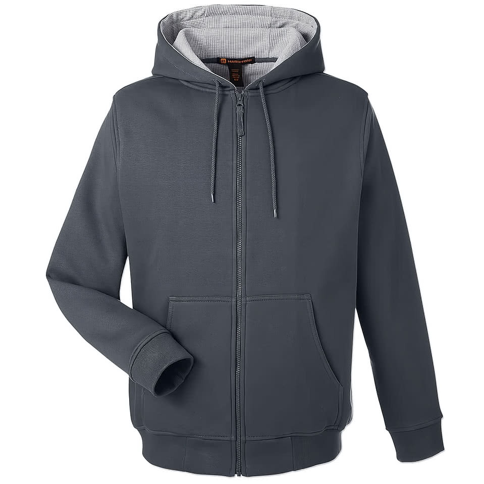 Harriton Tall ClimaBloc Heavyweight Zip Hoodie