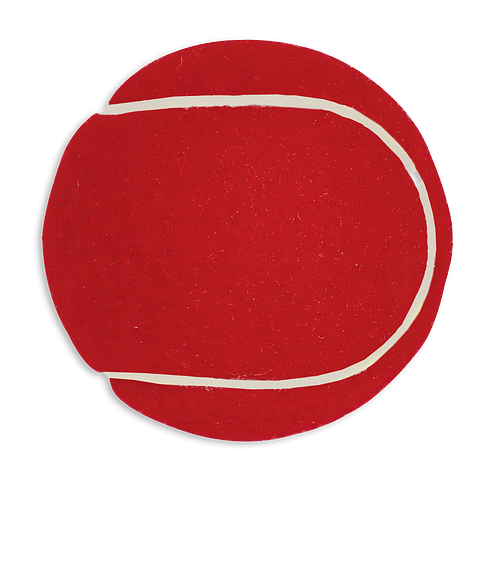 Pet-Friendly Promotional Tennis Ball in Red