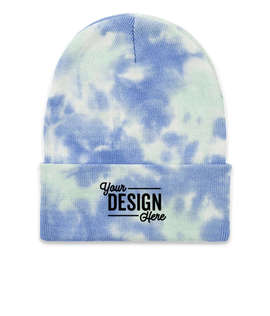 Sportsman Tie-Dye Knit Beanie - Color: Sky