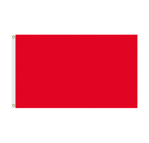 Full Color 5' x 3' Single Sided Flag in Red